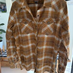 Women’s Patagonia Long Sleeve Western Snap Plaid Shirt size XL